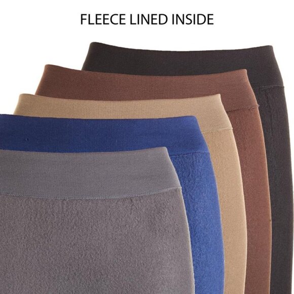 SEAMLESS Form Fitting Soft Fleece Leggings - Picture 5 of 5